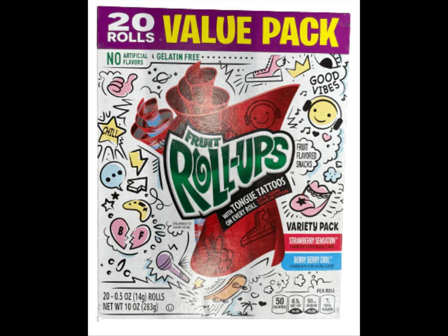 Fruit Roll-Ups Variety Pack 283g