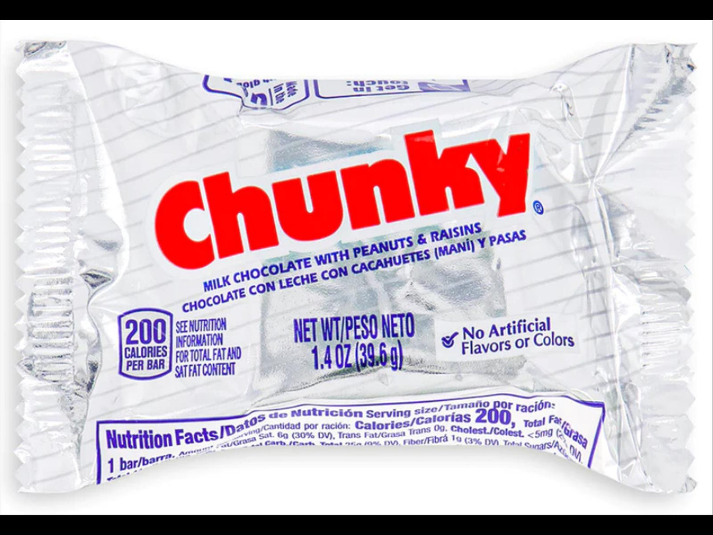 Chunky Milk Chocolate with Peanuts & Raisins 39,6g