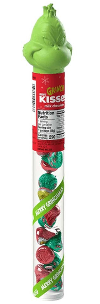 Hershey´s Kisses Christmas Tube Grinch 59g