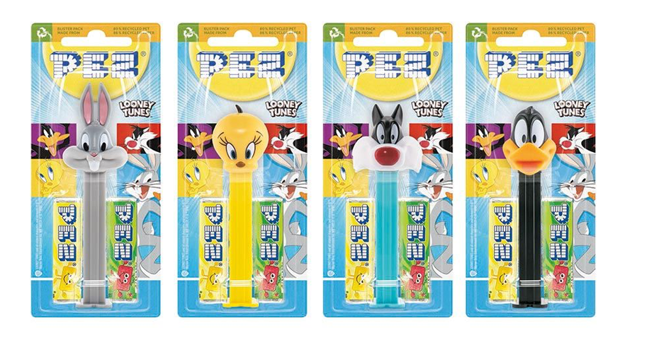 PEZ Spender Looney Tunes 17g (MHD ABGELAUFEN 25.07.2025)