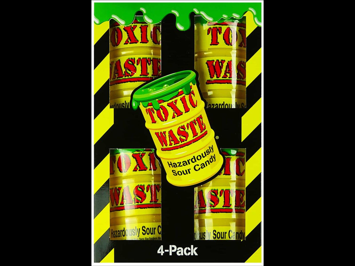 Toxic Waste 4-Pack Yellow Drum 168g