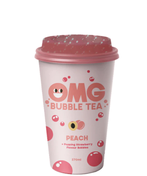 OMG Bubble Tea Peach 270ml
