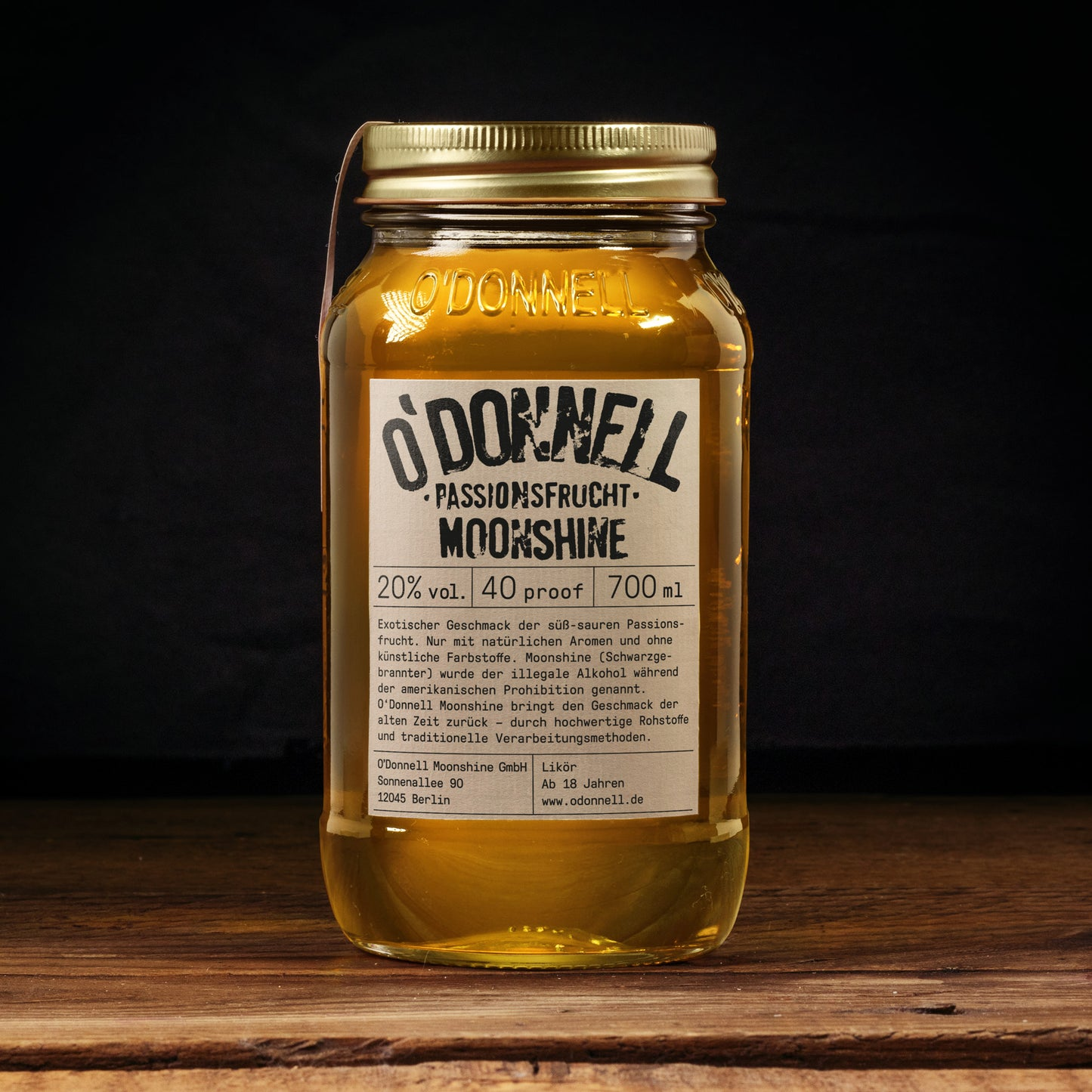 O'Donnell - MOONSHINE Passionsfrucht 700ml 20% vol.