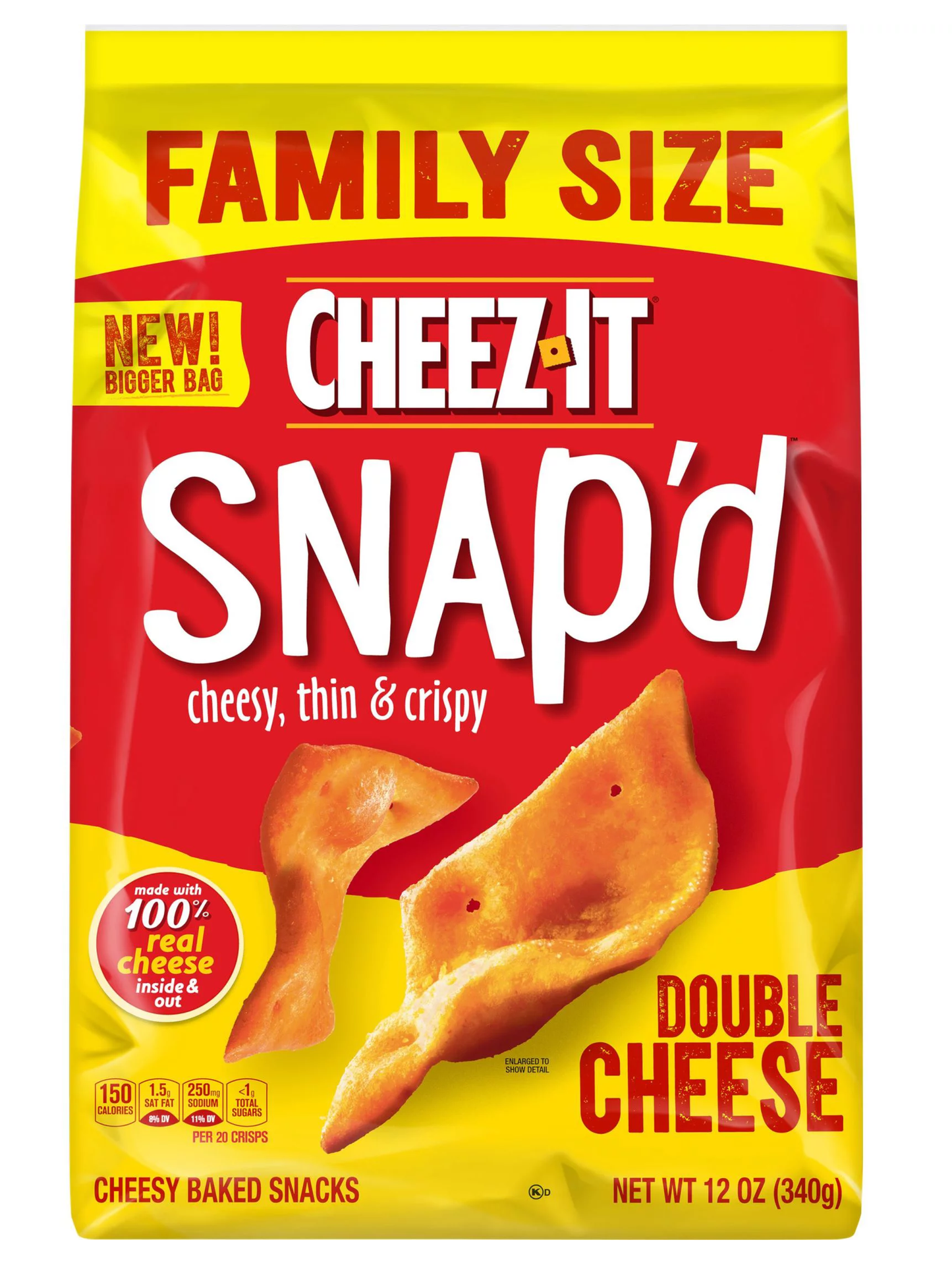 Cheez IT - Snap'd Double Cheese 340g