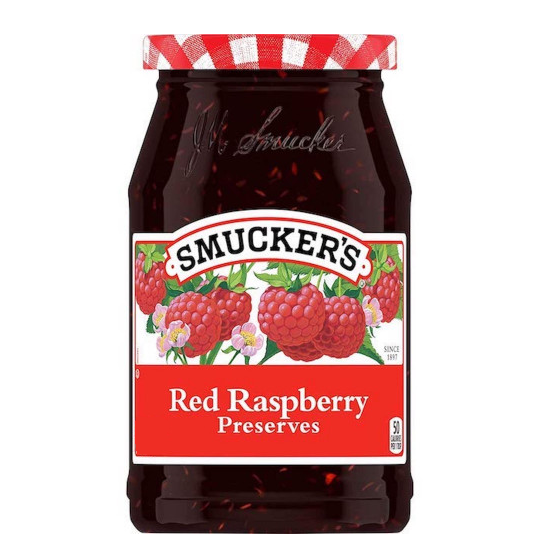 Smucker's Red Raspberry Preserves 340g