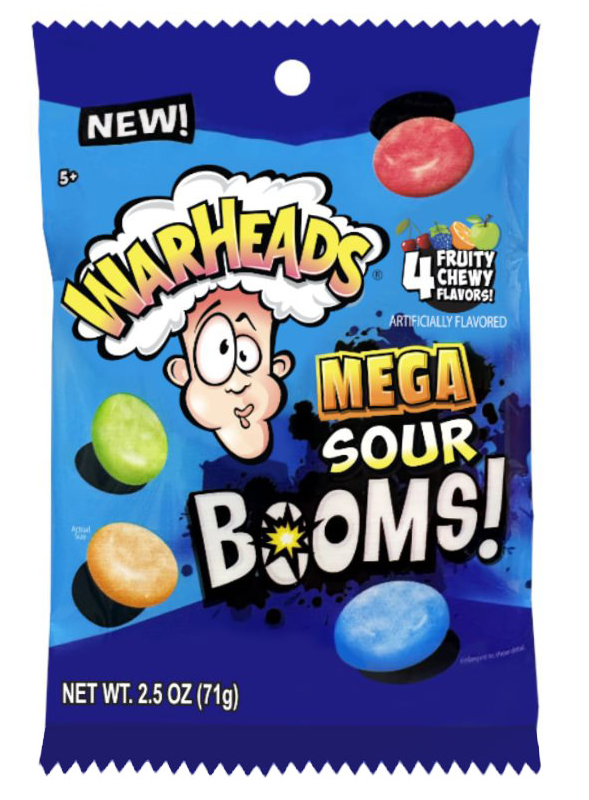 Warheads Mega Sour Booms 71g