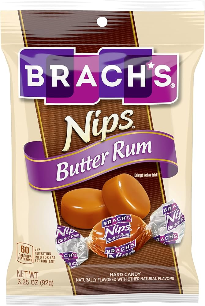 Brach´s Nips Butter Rum 92g