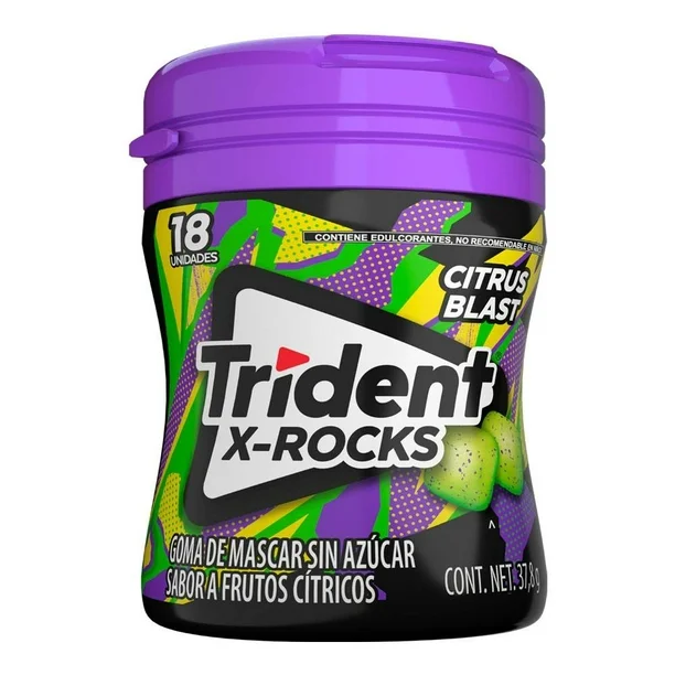 Trident X-Rocks Citrus Blast 37,8g