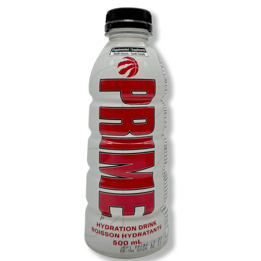 Prime Hydration Sportdrink Toronto Raptors White 500 ml