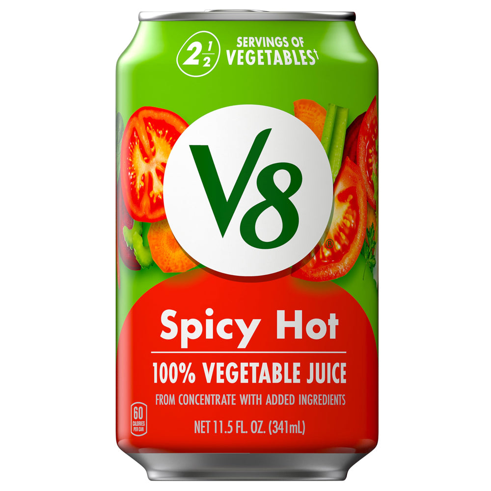 V8 Spicy Hot – 100% Vegetable Juice 341ml