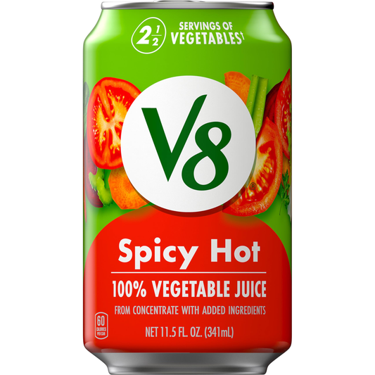 V8 Spicy Hot – 100% Vegetable Juice 341 ml