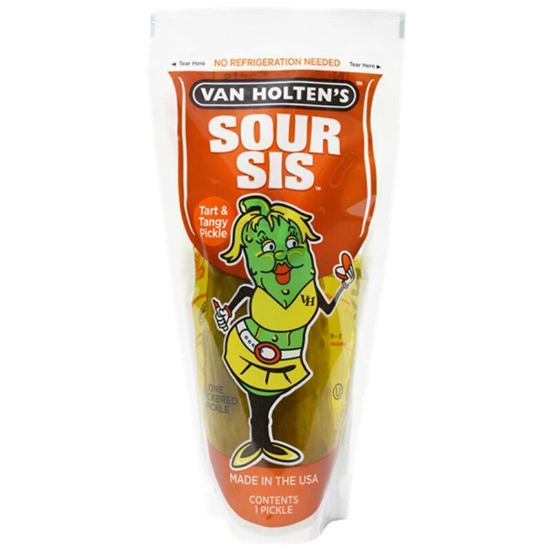 Van Holtens - Sour Sis Pickle-In-A-Pouch (MHD 15.03.2025)