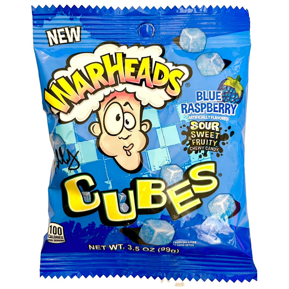 Warheads Cubes Blue Raspberry 99g