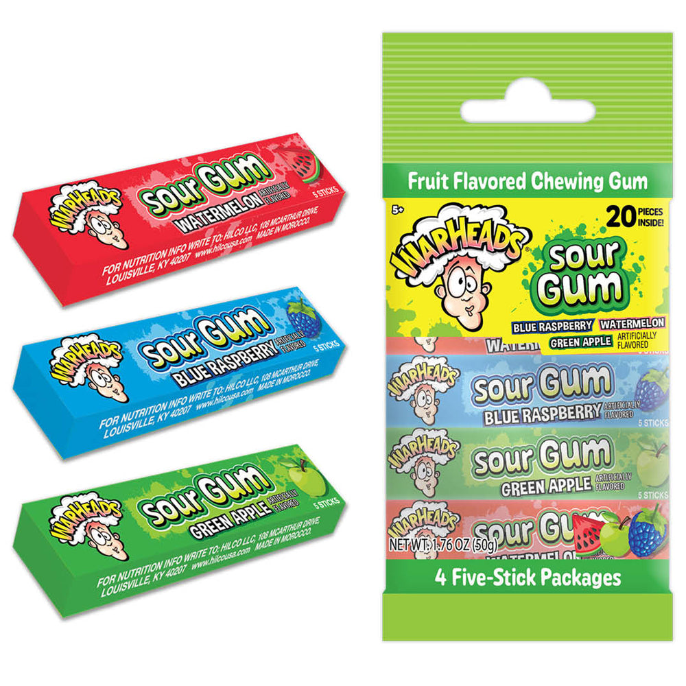 WARHEADS sour 20 Gumm's