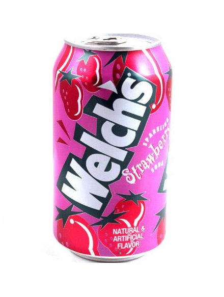 Welch's Sparkling Soda Strawberry 355ml