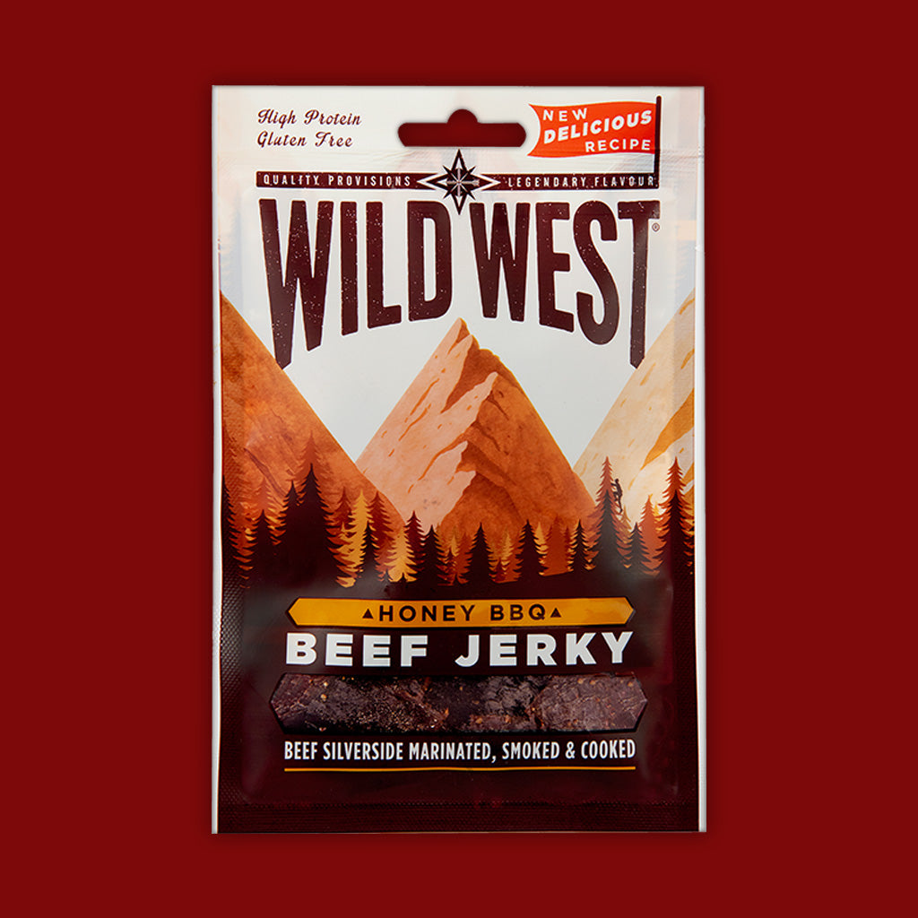 Wild West Beef Jerky - Honey BBQ 25g