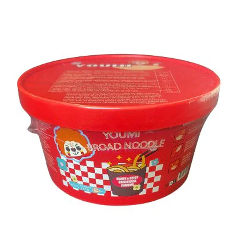 YOUMI Instant Broad Noodle Sweet and Spicy Carbonara 111g (MHD 25.02.2025)