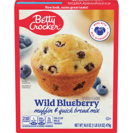 Betty Crocker Wild Blueberry Muffin & Quick Bread Mix 479g