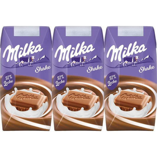 Pascual Milka Schoko-Milchshake 92% Milch 3 x 200 ml (MHD ÜBERSCHRITTEN)