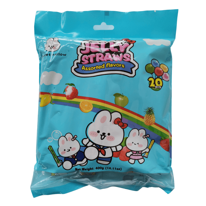 Jelly Straws Assorted flavors 400g