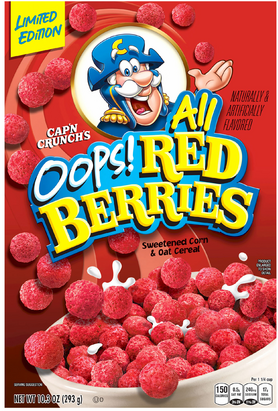 Cap'n Crunch OOPS ALL! Red Berries Limited Edition 293g