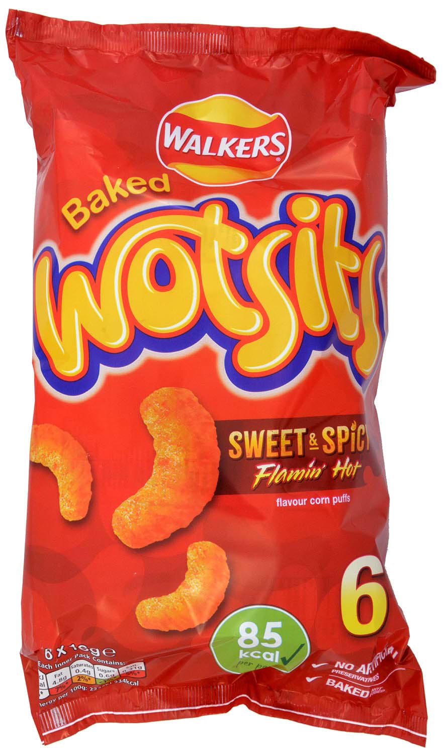 Walkers Baked Wotsits Sweet & Spicy  6 x 16g