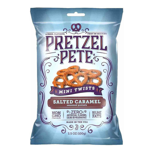 Pretzel Pete Mini Twists Salted Caramel 100g