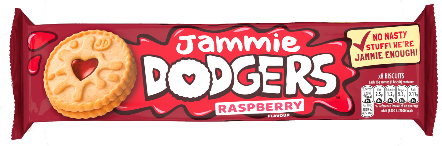 Jammie Dodgers Raspberry Biscuits 140g