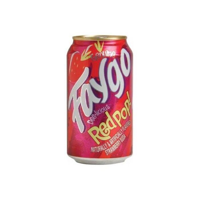 Faygo Redpop  Strawberry Soda 355ml
