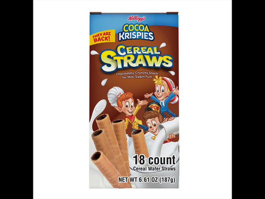 Kellogg's Cocoa Krispies Cereal Straws 187g (MHD 28.09.2022)