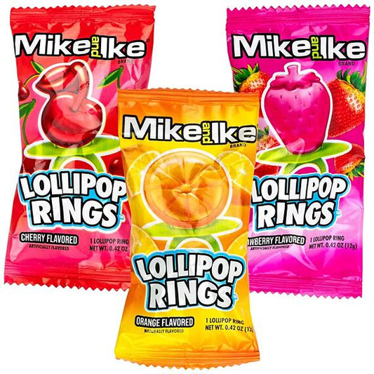 Mike and Ike Lollipop Rings 12g
