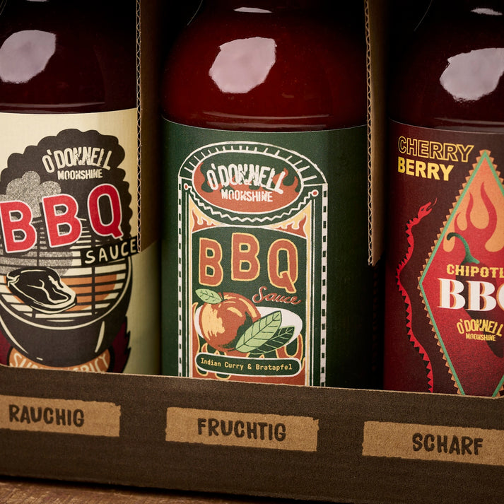 O'Donnell 3er Set BBQ Sauce 3x 260ml (780ml)