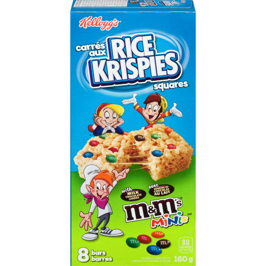 Kellogg's Rice Krispies Squares mit M&M’s minis 160g