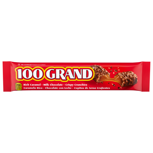 100 Grand Rich Caramel Chocolate Crisp Bar 42,5g