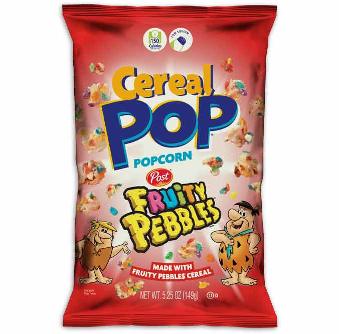 Cereal Pop Popcorn Fruity Pebbles 149g