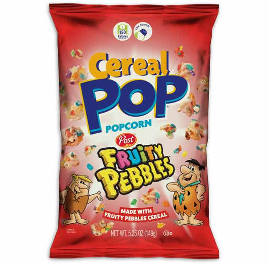Cereal Pop Popcorn Fruity Pebbles 149g