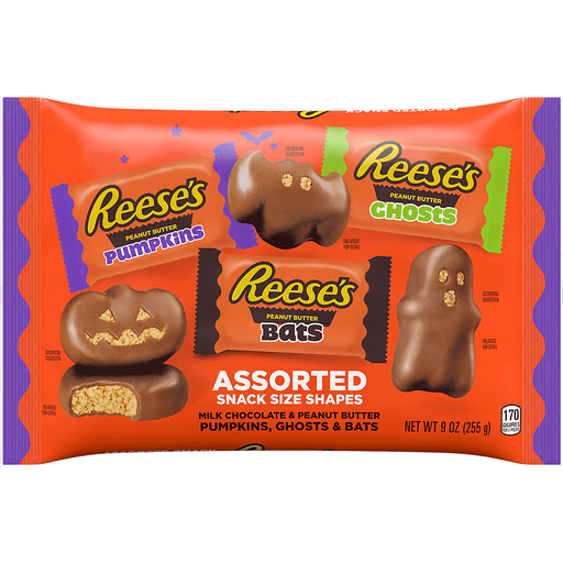 Reese´s Halloween Peanut Butter Cup Miniatures Assorted Snack Shapes 255g