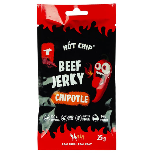 Hot Chip Beef Jerky Chipotle 25g