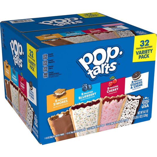 Kellogg's Pop-Tarts 32 Stück Packung 1,53kg