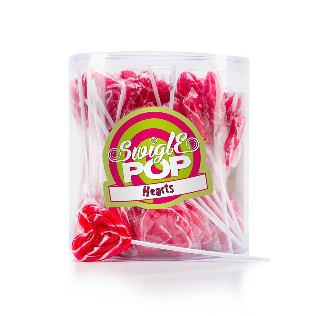 Swigle Pop Mini Hearts 12g