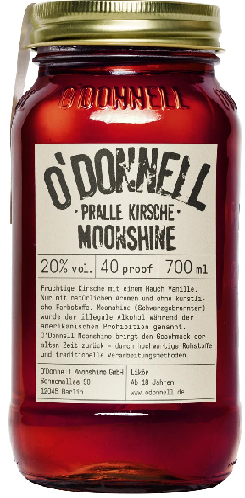 O'Donnell - MOONSHINE Pralle Kirsche 700ml 20% vol.