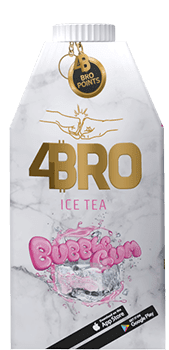 4BRO - Ice Tea Bubble Gum - 500ml