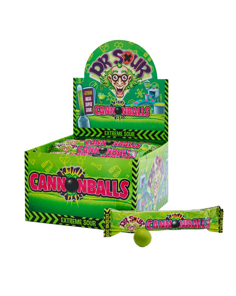 Dr. Sour Cannon Balls 5-Strip 40g