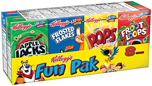 Kellogg's Fun Pak 8-Cereals 243g