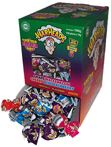 Warheads Super Sour Bubblegum Pop 21g