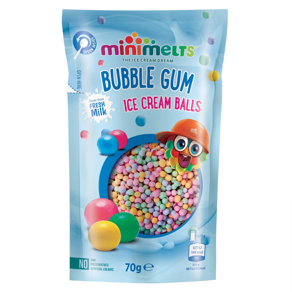Mini Melts Eis Kaugummi