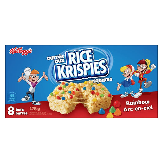 Kellogg´s Rice Krispies Squares Rainbow Arc-en-ciel 176g