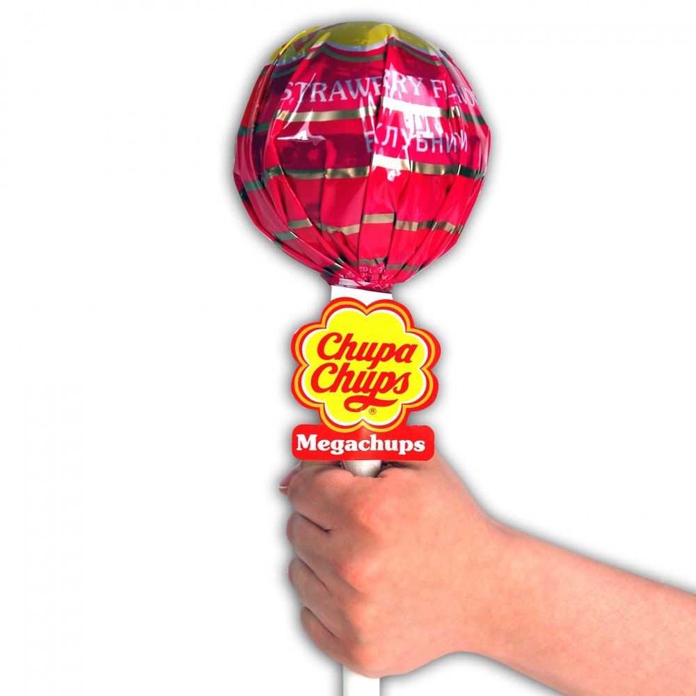 Chupa Chups Mega Mini Chups Erdbeer 140g