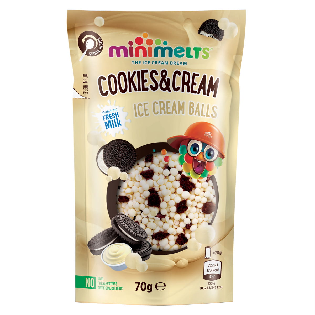 Mini Melts Eis Cookie & Sahne