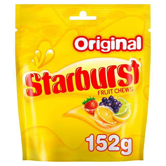 Starburst Original Fruit Chews Pouch Bag 152g